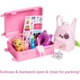 thumbnail image 3 of Barbie Doll & Accessories, Travel Set with Puppy and 10+ Pieces, Suitcase Opens & Closes, Malibu Doll with Blonde Hair, 3 of 5