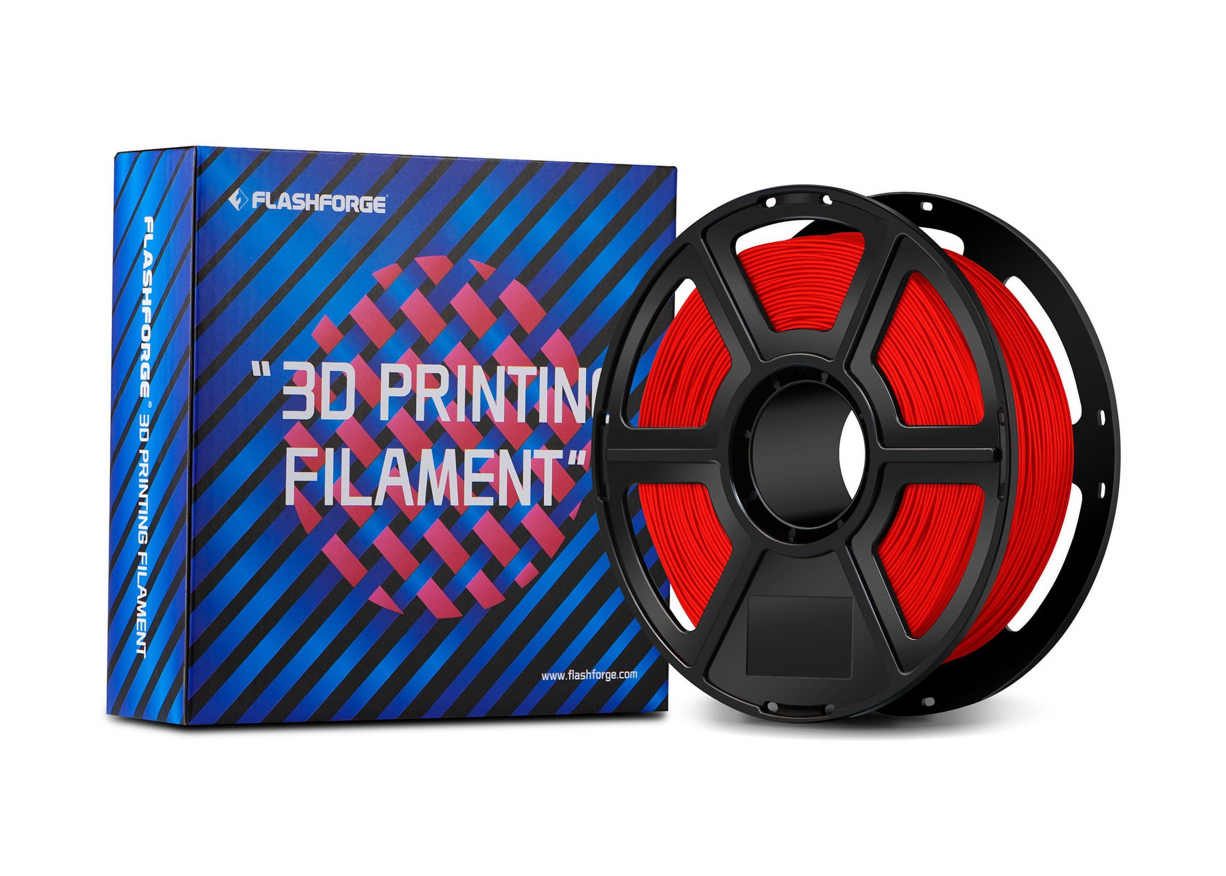 FLASHFORGE ABS FILAMENT - RED COLOR - 1.75 MM 1 KG Spool