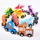 thumbnail image 5 of Tren magnético de madera con forma de dinosaurio | Juguete educativo para niños de 3, 4 y 5 años | Bloques de construcción de dinosaurios con números y nombres | Regalos de cumpleaños para niñ, 5 of 5