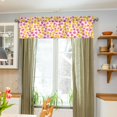 thumbnail image 3 of Yayeee Kitchen Valance Rod Pocket 54" x 18" Living Room Window Curtain, Yellow Stars Pattern, 3 of 6