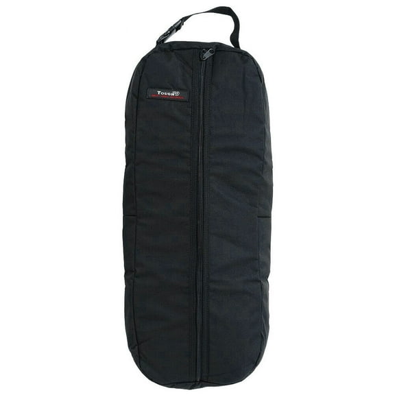 25" Tough-1 Nylon Poly Bridle Horse Halter Bag Full Zipper Black