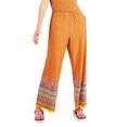 thumbnail image 3 of Fever CELOSIA ORANGE Women's Mixed-Print Sleeveless Jumpsuit, S, 3 of 3