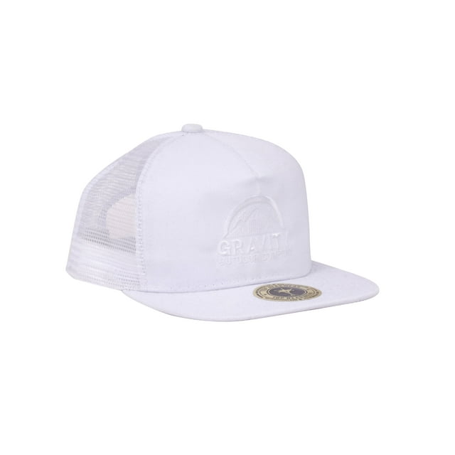 Gravity Outdoor Co. Structured Snapback, White/White