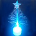 thumbnail image 5 of Luz LED navideña con árbol de Navidad de fibra óptica que cambia en 7 colores alimentado por USB con S, 5 of 5