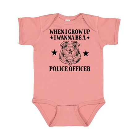

Inktastic Future Police Officer Badge Gift Baby Boy or Baby Girl Bodysuit