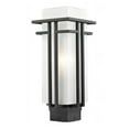 thumbnail image 1 of Z-Lite 549PHM-BK Outdoor Post Light with Matte Opal Shade, Glass, 1 of 1