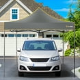 thumbnail image 4 of COBIZI Canopy Tent,10x10 Pop-up Canopy,Outdoor Tent with Mesh Window,Instant Tents for Party,Camping,Commercial,Waterproof Gazebo with 4 Removable Sidewalls,Carry Bag,Gray, 4 of 6