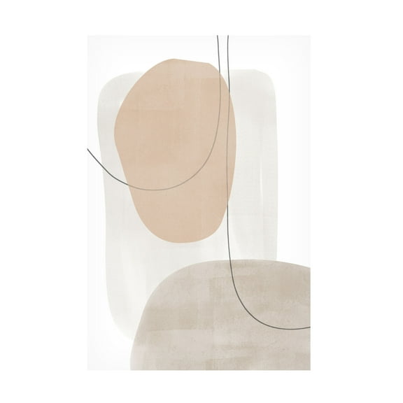 Trademark Fine Art Melloi Art Prints Circle Abstract Painting Canvas Wall Art