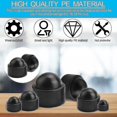 thumbnail image 3 of 145 Pcs Couvercles de Boulons, HexNutCover, Couvercles de Protection en Plastique, 3 of 4