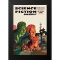 thumbnail image 2 of Retrosci-fi 11x14 Black Modern Framed Museum Art Print Titled - Science Fiction Quarterly: Diabolical Scheming, 2 of 5
