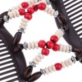 thumbnail image 4 of Peine de doble clip para mujer de Doble Pinza de cabellero Pasadores de Nupcial Prom Diapositiva de cabellero - rojo rojo Magideal Peine de doble clip para mujer, 4 of 7