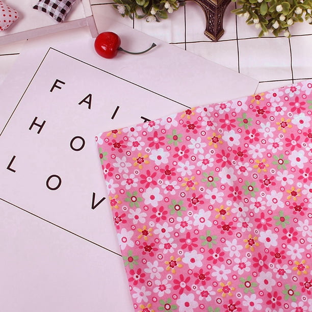 Bedding Cotton Fabric, DIY Assorted Cotton Fabric, Softer DIY Durable Pink For Home