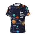 thumbnail image 3 of Rocae Solar System for Men's Moisture-Wicking Crew Tee - T-Shirt for Sports, Outdoor Activities, and Casual WearX-Large, 3 of 9