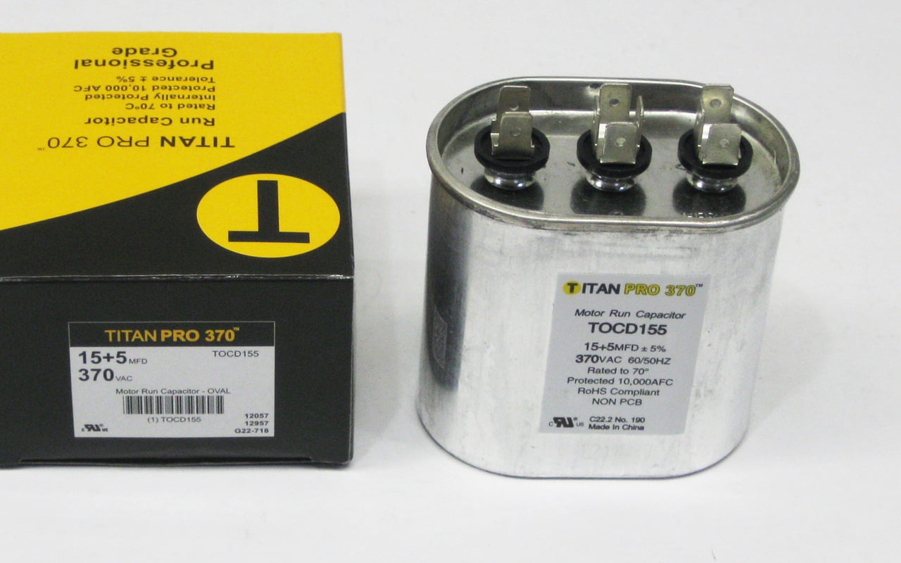 Motor Dual Run Capacitor TITAN Pro TRCFD6010 for sale online 