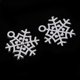 thumbnail image 4 of de aleación Colgantes Joyas Fornituras para manualidades de bricolaje, 10 piezas vendidas, en apariencia de de nieve, 18x17 mm Gloria Pedante de copo de nieve de aleación, 4 of 8