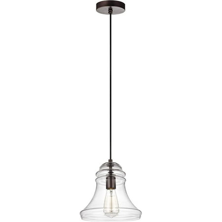 

Glass Pendant Lighting 1-Light 75 Watt Bronze (10 Dia x 10 H)