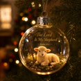 thumbnail image 5 of Light Up Transparent Christmas Ornament Ball,Little Lamb Design Hanging Bauble With Built-in LED Lights,Christmas Tree Mantel Window Decor,C, 5 of 7