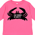 thumbnail image 4 of Inktastic Crabby Pants Boys or Girls Long Sleeve Toddler T-Shirt, 4 of 5