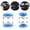 Blue, variant on husxh Enhanced Thumb Grip Caps Kit 1 High-Rise 1 Mid-Rise Thumbsticks Caps Non-Slip Thumb Stick Grip Cap for PS5 Portal for PS5 Playstation Portal Remote Player