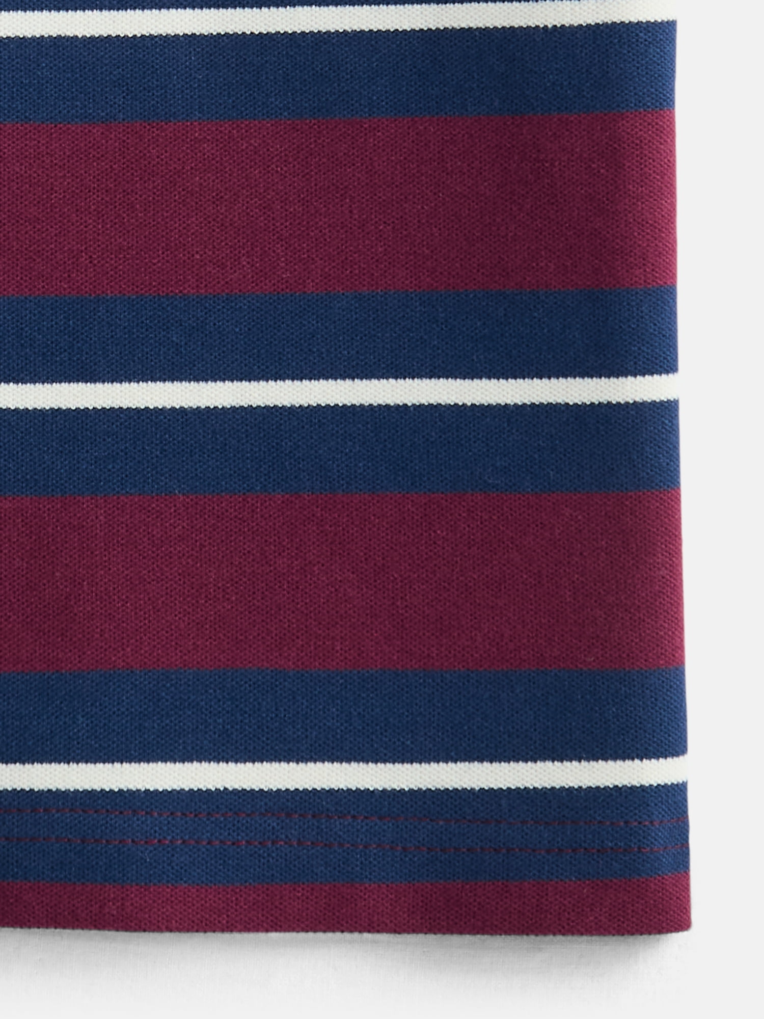 Wonder Nation Boys' Stripe Pique Knit Polo Shirt with Short Sleeves, Sizes 4-18 & Husky