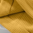 thumbnail image 6 of QIbmong Infants Toddler Girls Long Sleeve Shirts Crew Neck Ribbed Knit Tops Kids Casual Fall Winter Looses Pullover Undershirts for Back to School(1-2Years,Yellow), 6 of 9
