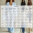 thumbnail image 3 of Ussuma Solid Color 3 Piece Sets for Women V-Neck Sleeveless Tank and Cardigan with Elastic Waist Loose Plus Size Drawstring Pants with Pockets Intellectual Sets Dressy Casual Party Travel Work L Blue, 3 of 6