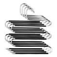thumbnail image 4 of SIEYIO Pants Hangers Space Saving S-Type Stainless Steel Clothes Pants Hangers Design,Clothes Closet Storage Organize, 4 of 12