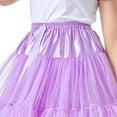 thumbnail image 3 of Betivan Women's Extended Puffed Dance Skirt, Fashion Long Crinoline Petticoat, Fluffy Skirt, 3 of 5