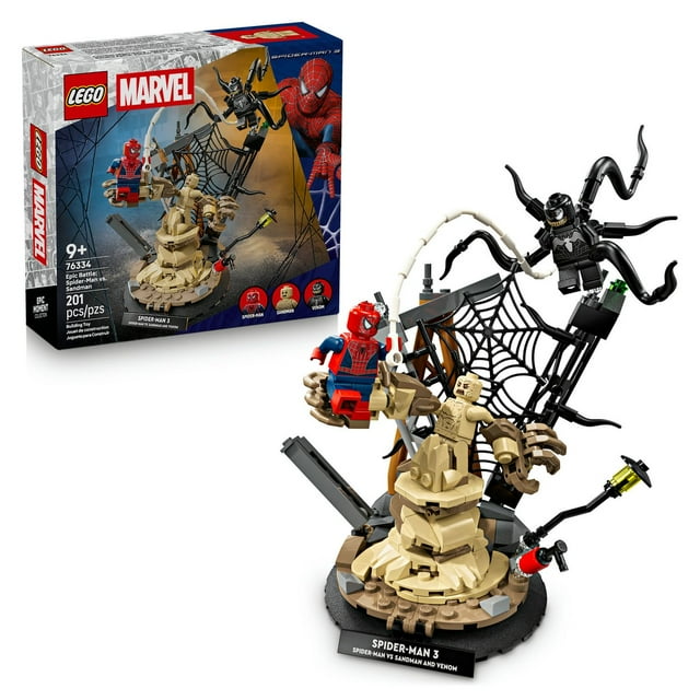 Set LEGO Super Heroes Batalla Épica SpiderMan vs Sandman 76334