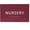 Burgandy, variant on ADA CENTRAL SIGNS - 6" X4" Baby Nursery Sign | Tactile Graphics Grade 2 Braille Text Mothers Room Sign| ADA Compliant Child Care Baby Changing Area Signs for Hospital, Offices, Clinics, and Apartments