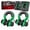DarkGreen, variant on AMBULL Upgraded Snatch Block, 3/4" D Ring Shackle (2 Pack) 22,000lb Break Strength with Towing Pulley, Heavy Duty Offroad Recovery Accessory for Truck, Tractor, ATV & UTV - Black