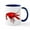 White/Navy Inside, variant on CafePress - Louisiana Crawfish Mug Mugs - 11 oz Ceramic Mug - Novelty Coffee Tea Cup