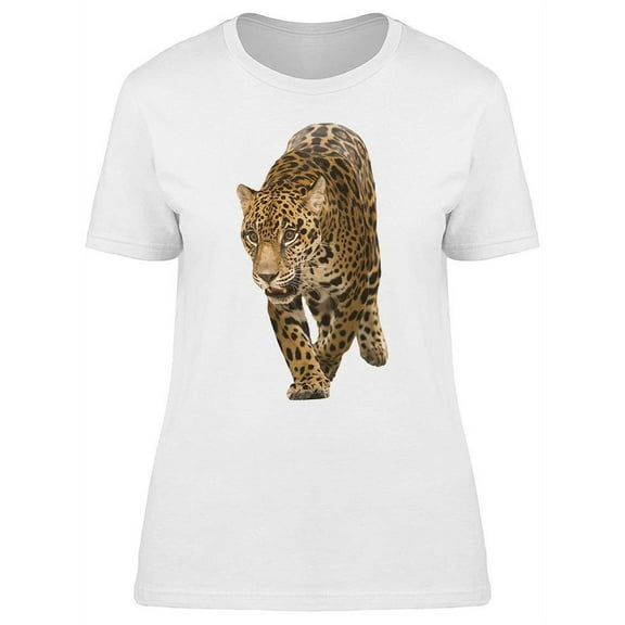 Jaguar Walking Silently T-Shirt Women -Image by Shutterstock, Female XX-Large