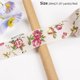 thumbnail image 2 of Cinta de grogrén con borde de alambre floral de 1,5 pulgadas y 20 yardas, con estampado floral de rosas, tela estampada primaveral, cintas decorativas, 2 of 5