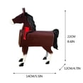 thumbnail image 5 of Animal Shaped Creative Metal Mailbox, Decorative Horse Cow Chicken Outdoor Post Mail Box for Farmhouse Yard Garden Decor, Personalized Waterproof Letter Box with Flag, 5 of 9