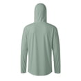 thumbnail image 3 of Fabrcox Ice Silk Men's Rash Guard Hoodie with Mask Sun Protection Shirts for Men Spring Athletic Camping Mens Fishing Shirts with Thumb Holes, 3 of 7