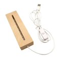 thumbnail image 2 of LED Display Lights Wooden Lighted Base Stand for Crystal Warm White A Type, 2 of 8