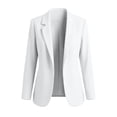 thumbnail image 4 of Gamivast Casual Blazer Jacket for Women Notch Lapel One Button Work Office Suit Coat Lightweight Elegant Business Professional Outerwear Cardigan with Pockets White M, 4 of 9