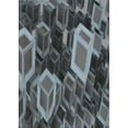 thumbnail image 1 of Ahgly Company Indoor Rectangle Patterned Silver Gray Novelty Area Rugs, 2' x 4', 1 of 6