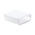 thumbnail image 2 of 2 cajas de almacenamiento debajo del escritorio, organizador de cajones debajo de la mesa, accesorio oculto, adhesivo extraíble para el aula de maquillaje. blanco, 2 of 9
