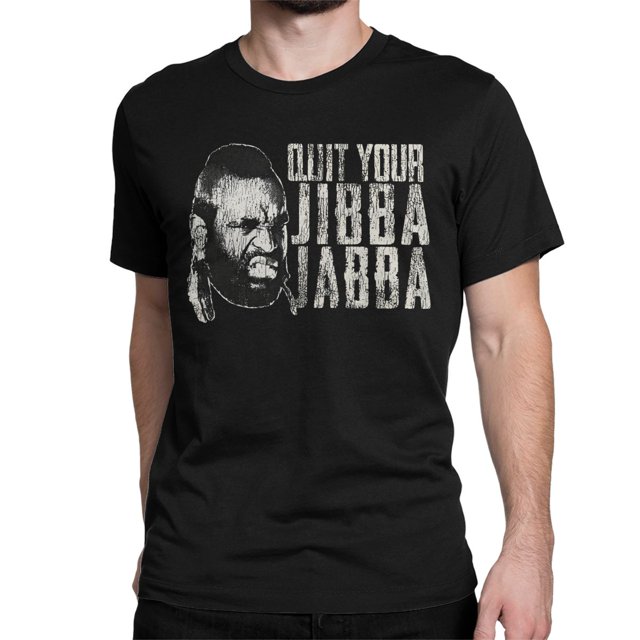 Camisetas divertidas de Quit Your Jibba J Dks Worn A-Team para hombres y mujeres, camisetas de algodón con cuello redondo, camisetas de manga corta, ropa clásica