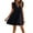 Black, variant on Plus Size Dresses, Sun Dress Sleeveless With Pockets V-Neck, Women Lace Jacquard Cutout Liner Shorts Dress Solid Vestidos Casuales Para Mujer Verano Mid-Length Women's Plus, Red Size L