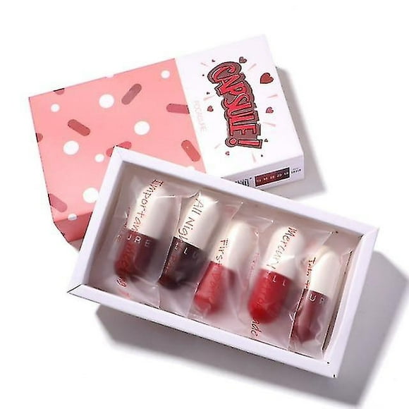 Set de maquillaje HUOGUO Foundations Concealers Mini Matte Lipstick