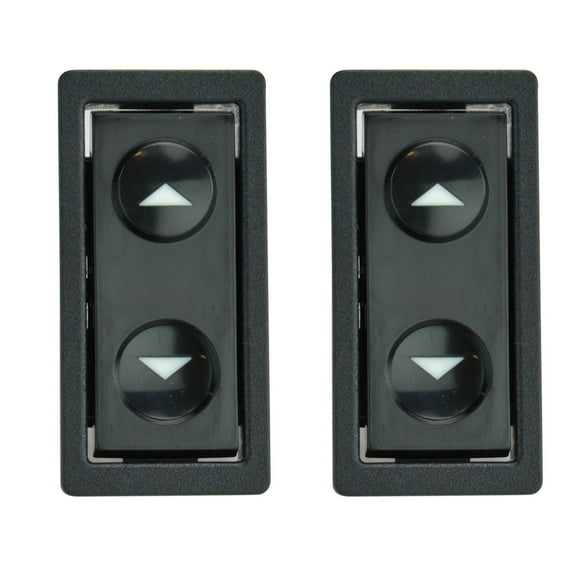Power Window Switch Button Pair Set for 88-89 Chevy GMC C/K Pickup Truck SWA40804
