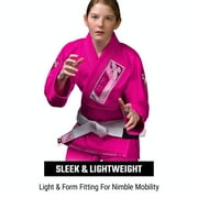 Hayabusa Ascend Lightweight Jiu Jitsu Gi Kids - Pink, Y4