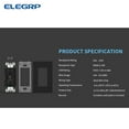 thumbnail image 3 of ELEGRP USB Outlets Receptacles, USB C Wall Outlet, 25W 5.0 Amp High Speed Charging USB Electrical Outlet, 15 Amp Tamper-Resistant Outlet with USB C Ports, UL Listed, Wall Plate Included, 3 of 9