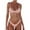 Z6.5-Pink, variant on Bikini Sets for Women Spaghetti Strap Swim Bra with High Waist Thong High Waisted Bikini Sets for Women