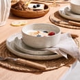 thumbnail image 4 of Famiware Meteor 12 Pieces Dinnerware Set, Creamy White, 4 of 5