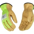 thumbnail image 2 of Kinco 908XL Lime Mesh Back Work Gloves XL, 2 of 7