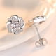 thumbnail image 4 of Pendientes de corazón eterno para mujer | Joyería de aleación | Accesorios elegantes para mujer | Pendientes colgantes ligeros para niña | Regalo perfecto para fiestas de trabajo y uso diario, 4 of 5